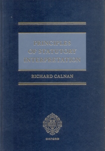 Principles of Statutory Interpretation