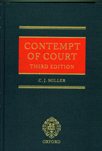 Contempt of Court 3rd/Ed