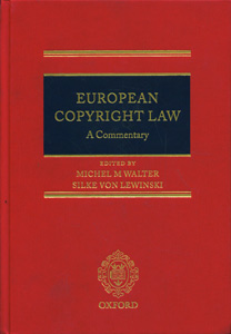 European Copyright Law A Commentary
