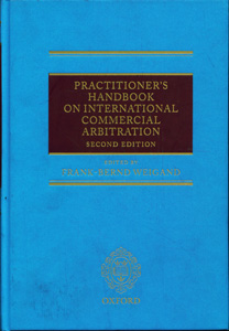 Practitioner's Handbook on International Commercial Arbitration