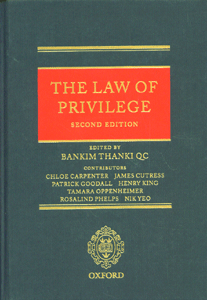 The Law of Privilege (2nd Ed)