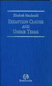 Exemption Clauses and unfair Terms