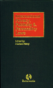 International Privacy ,Publicity and Personality Laws