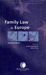 Family Law in Europe 2nd/Ed