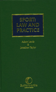 Sport: Law And Practice