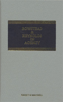 Bowstead & Reynolds on Agency 20ed.