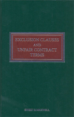 Exclusion Clauses and Unfair Contract Terms 11ed.