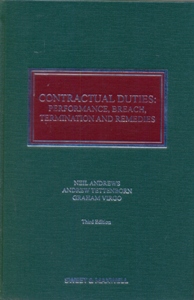 Contractual Duties Performance, Breach, Termination and Remedies 3Ed.