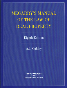 Magarry's Manual of the Law of Real Property