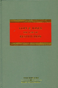 Goff and Jones The Law of Restitution 7th Ed