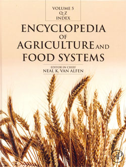 Encyclopedia of Agriculture and Food Systems 2ed. 5 Vol.set