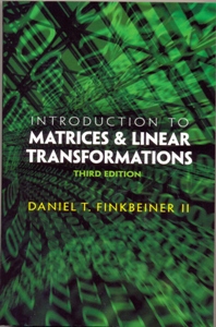 Introduction to Matrices and Linear Transformations 3Ed.