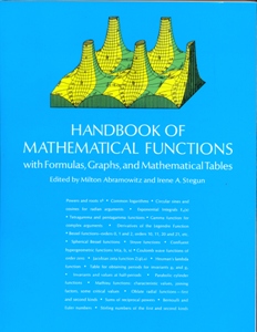 Hadbook of Mathematical Functions with Formulas, Graphs, and Mathematical Tables