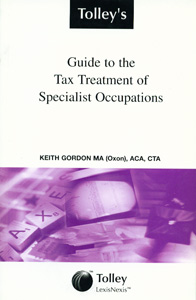 Guide to the Tax Treatment of Specialist Occupations