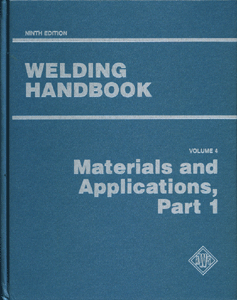 Welding Handbook materials and Applications, vol-4 (9th ed)