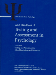 APA Handbook of Testing and Assessment in Psychology 3 Vol.set