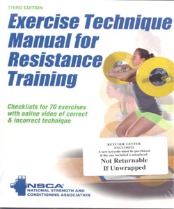 Exercise Technique Manual for Resistance Training 3Ed.