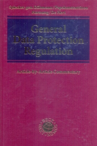 General Data Protection Regulation Article-by-Article Commentary