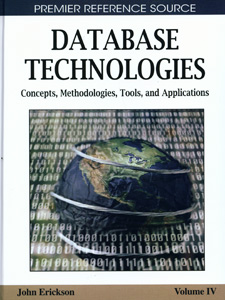 Database Technologies: Concepts, Methodologies, Tools, and Applications (4-Volumes) Set.