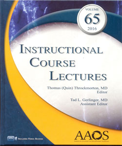 Instructional Course Lectures, Volume 65