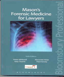 Mason's Forensic Medicine for Lawyers 6Ed.