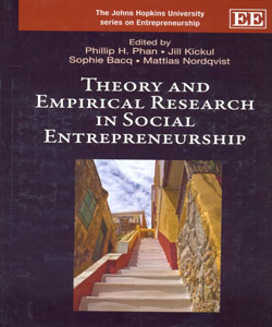 Theory and Empirical Research in Social Entrepreneurship