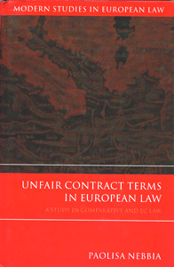 Unfair Contract Terms in European Law