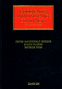 Good Faith and Insurance Contracts