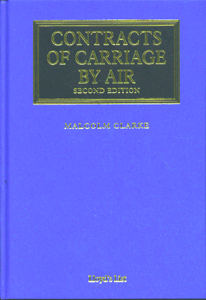 Contracts of Carriage by Air (2nd Ed)
