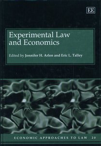 Experimental Law And Economics