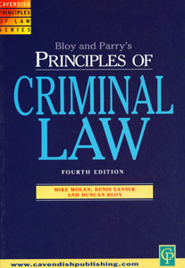 Principles of Criminal Law 4th/Ed