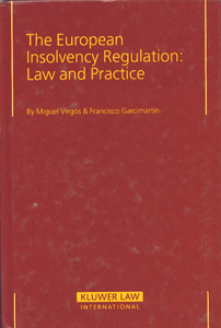 European Insolvency Regulation Law and Practice