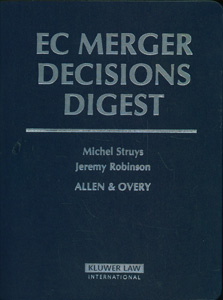 EC Merger Decisions Digest