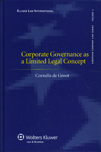 CORPORATE GOVERNANCE AS A LIMITED LEGAL CONCEPT