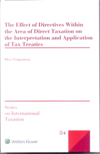 The Effect of Directives Within the Area of Direct Taxation on the Interpretation and Application of Tax Treaties